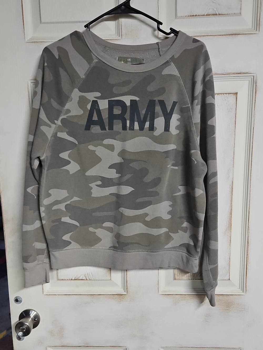 U.S. Army Gray Camo Crewneck Sweatshirt